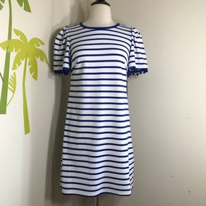 NEW Heyton Blue Striped Dress Size 2